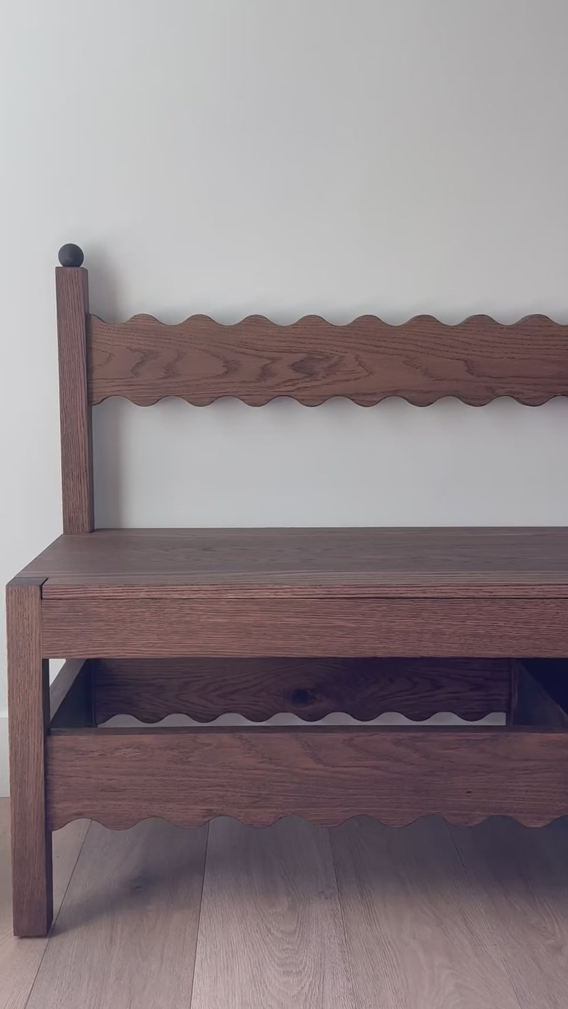 Scalloped Bench